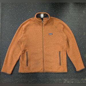 Patagonia 25525F9 Men's Fleece Full Zip Sweatshirt Better Sweater Jacket L Brown